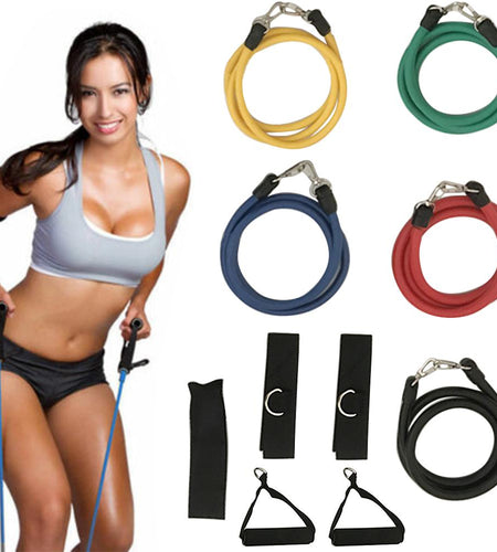 11 In Kit Upgrade Resistance Loop Bands Home Exercise Sports Fitness
