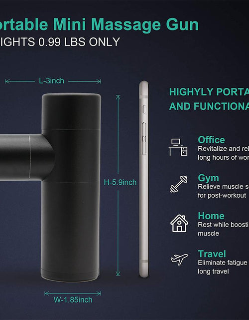 Load image into Gallery viewer, Mini Massage Gun Electric Body Massager Deep Tissue Neck Muscle SP
