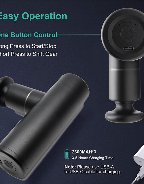 Load image into Gallery viewer, Mini Massage Gun Electric Body Massager Deep Tissue Neck Muscle SP
